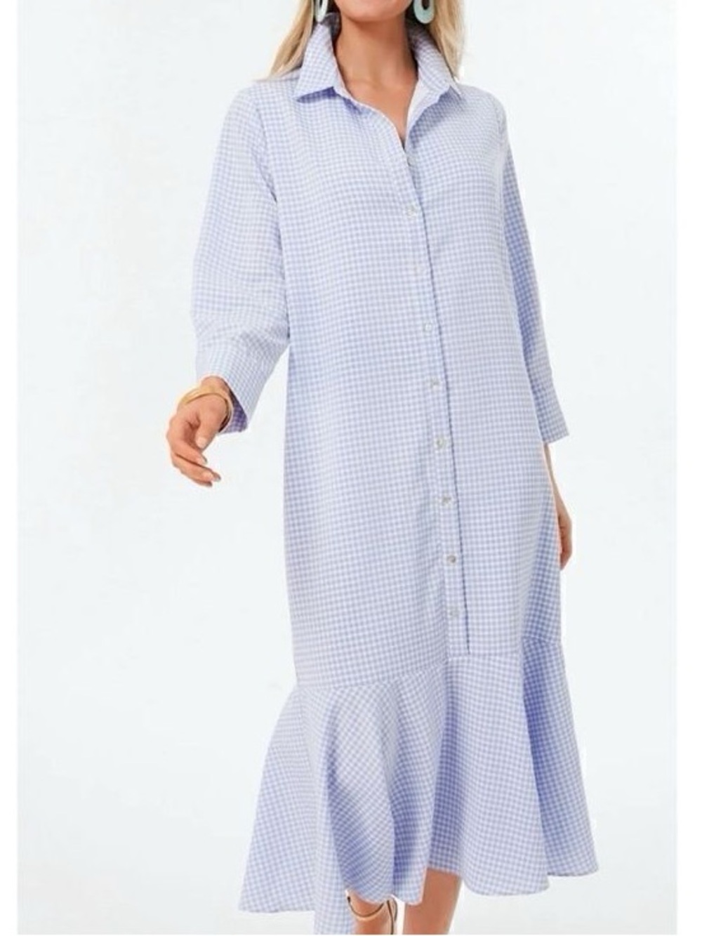 Pomander Place Gingham Maxi Dress